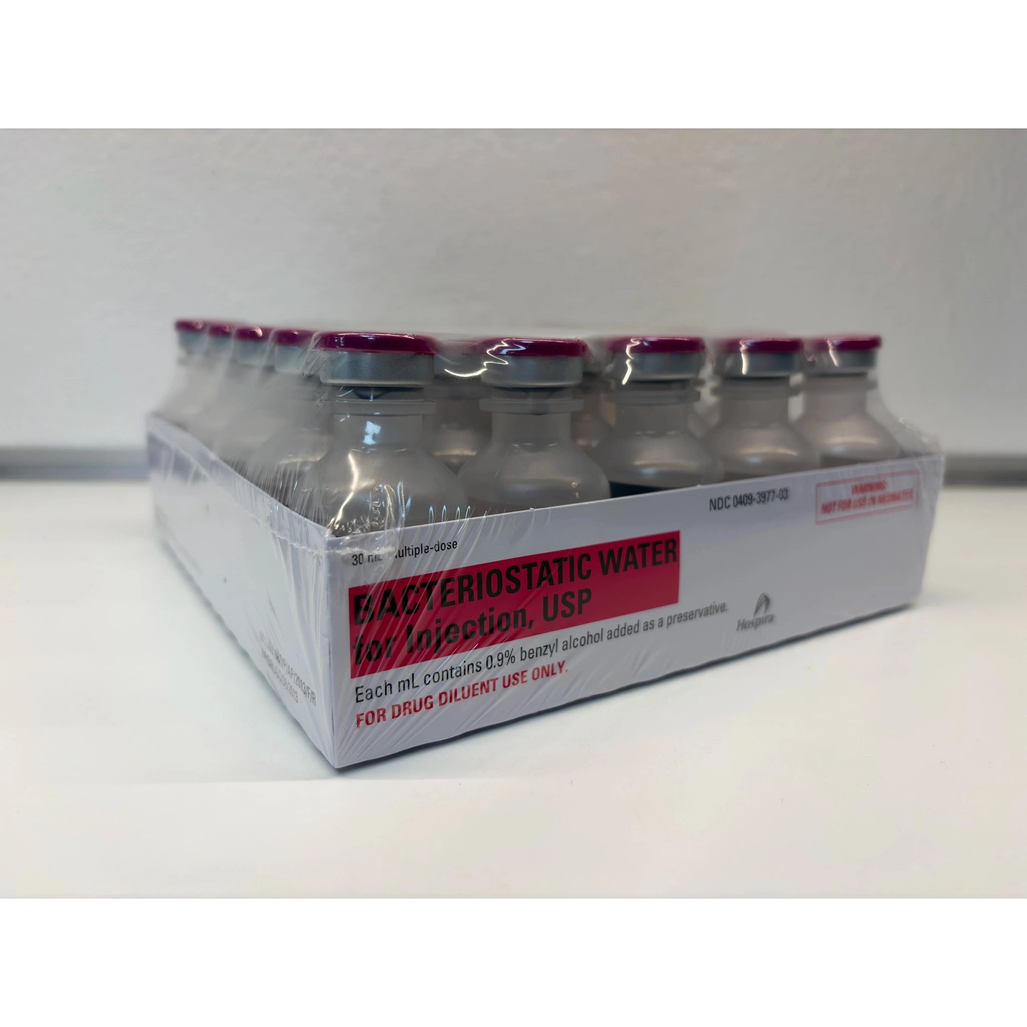 30ml Bacteriostatic Water for Injection, Hospira - Box of 25