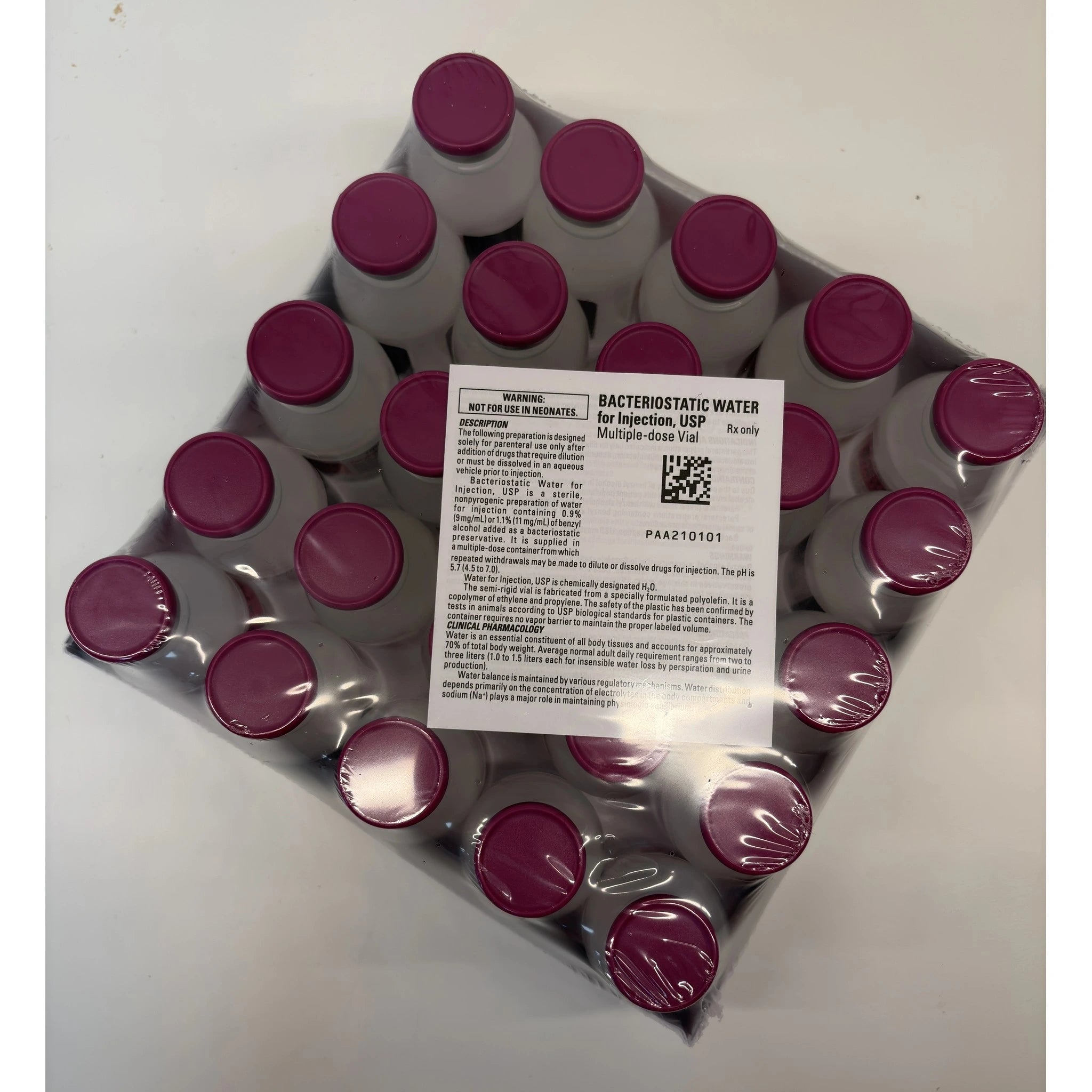 30ml Bacteriostatic Water for Injection, Hospira - Box of 25